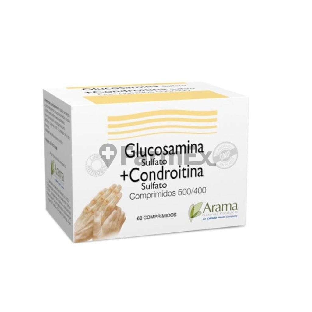 Glucosamina + Condroitina 500 mg / 400 mg x 60 cápsulas Farmex-VidaTres-Persistente